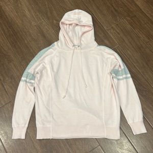 Athleta Pink & Gray Sweater Hoodie